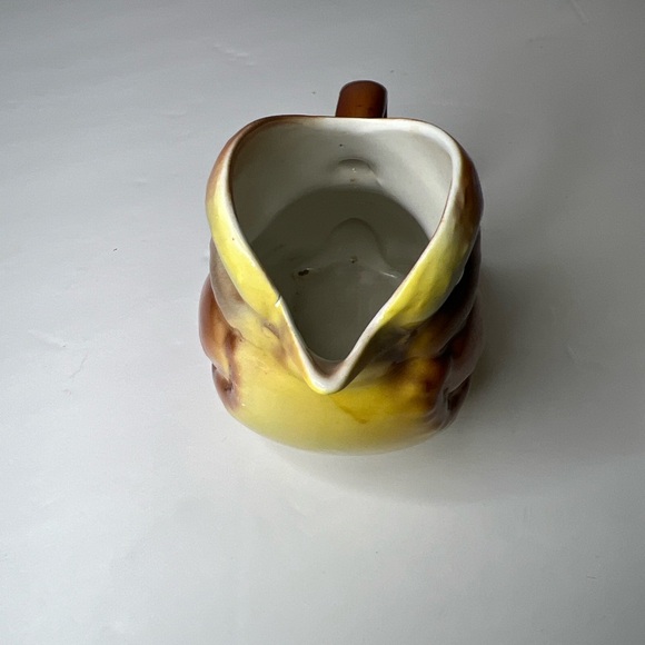 Antique Sevres 1890- Pre 1914 E. Liverpool Ohio Porcelain Bird Creamer/Pitch 5” - Picture 5 of 16